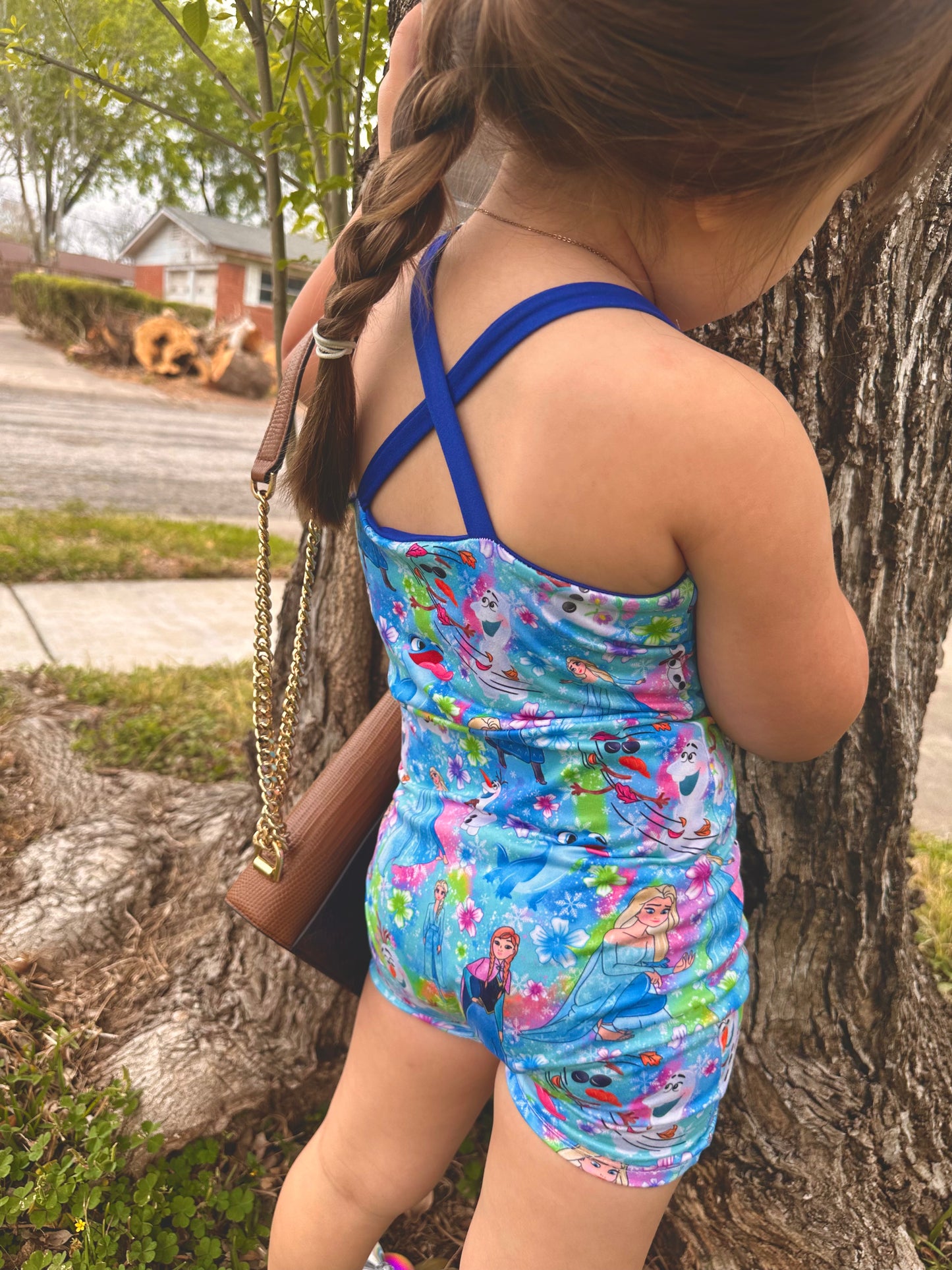 Mystery Cross Back Ollie Romper