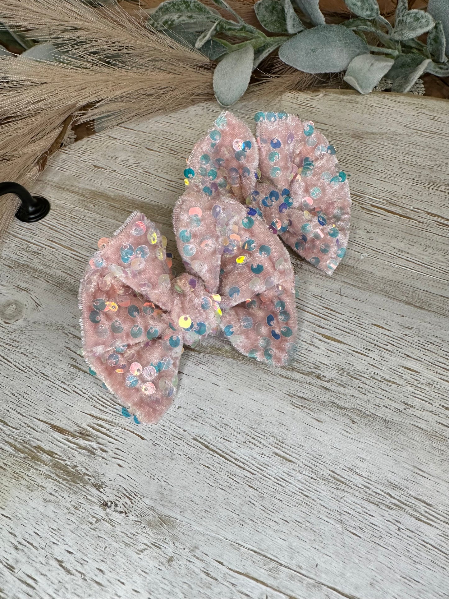 Iridescent Blush Sequins