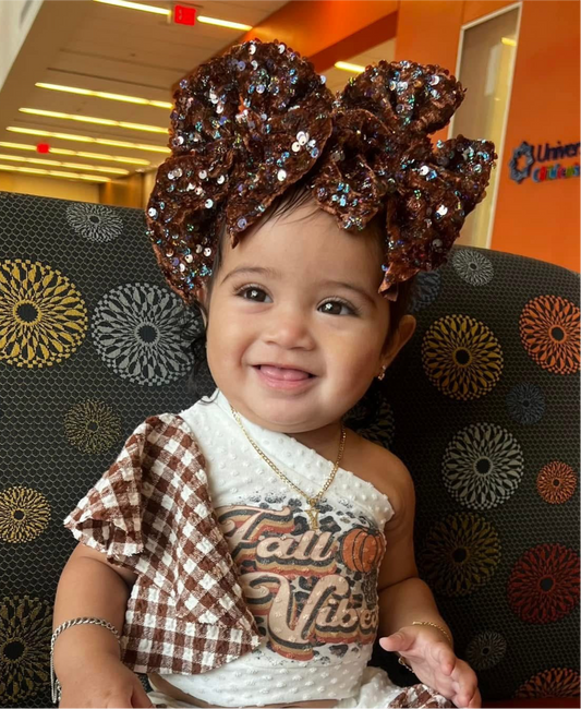 Brown Sequins